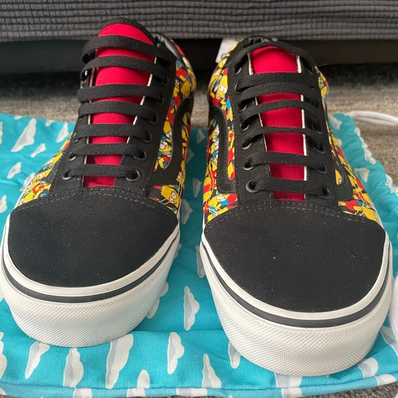 Limited Edition Bart Simpson Vans (M10.5) - Picture 9 of 10